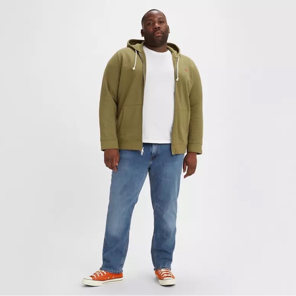 541™ ATHLETIC TAPER FIT MEN'S JEANS (BIG & TALL) sz 56 x 30  light wash